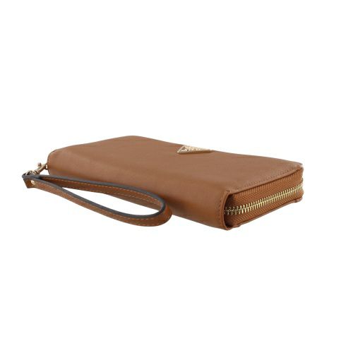 ゲス 長財布 レディース TALENT / SLG LARGE ZIP AROUND ブラウン GUESS NG9669146 CARAMEL