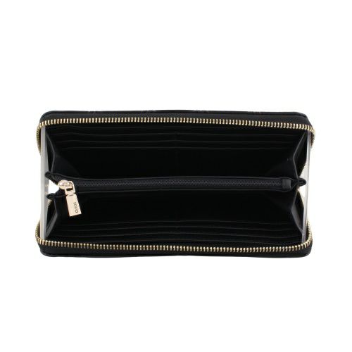 ゲス 長財布 レディース PHOEBE / SLG LARGE ZIP AROUND ブラック GUESS PD9665146 BLACK LOGO