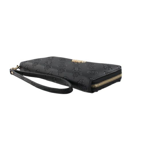 ゲス 長財布 レディース PHOEBE / SLG LARGE ZIP AROUND ブラック GUESS PD9665146 BLACK LOGO