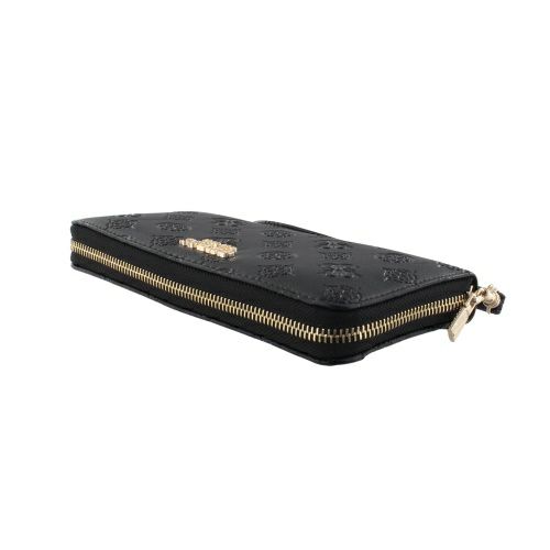 ゲス 長財布 レディース PHOEBE / SLG LARGE ZIP AROUND ブラック GUESS PD9665146 BLACK LOGO
