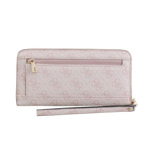 ゲス 長財布 レディース KATYA / SLG LARGE ZIP AROUND ホワイト GUESS SG9652146 ROSE WATER LOGO
