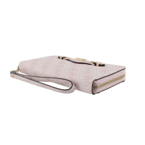 ゲス 長財布 レディース KATYA / SLG LARGE ZIP AROUND ホワイト GUESS SG9652146 ROSE WATER LOGO