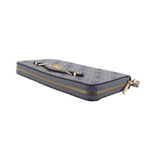 ゲス 長財布 レディース KATYA / SLG LARGE ZIP AROUND ブルー GUESS SG9652146 SLATE LOGO