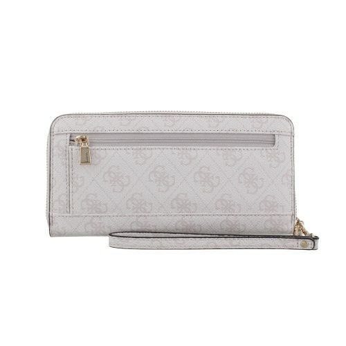 ゲス 長財布 レディース KATYA / SLG LARGE ZIP AROUND ホワイト GUESS SG9652146 WHITE LOGO