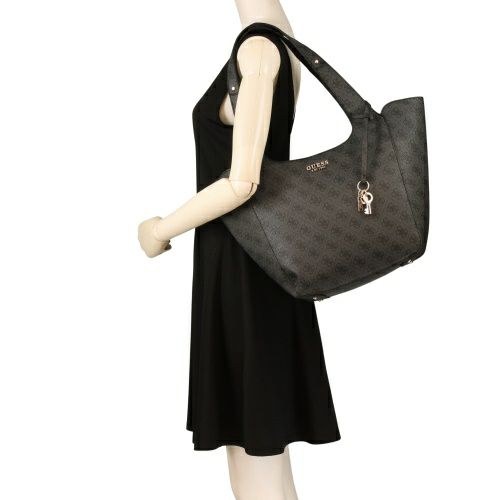 ゲス トートバッグ レディース CALISTA / TOTE ブラック GUESS SG733422 COAL LOGO