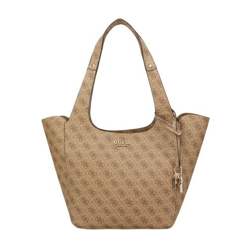 ゲス トートバッグ レディース CALISTA / TOTE ブラウン GUESS SG733422 LATTE LOGO