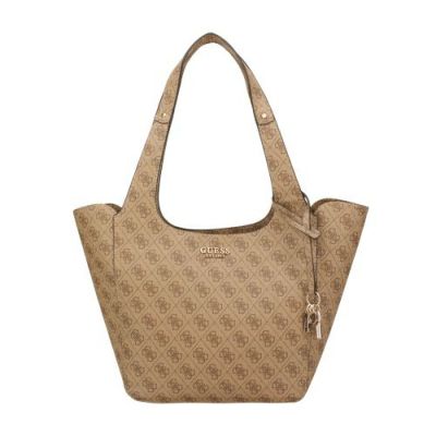 ゲス トートバッグ レディース CALISTA / TOTE ブラウン GUESS