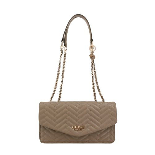 ゲス ショルダーバッグ レディース ANNING / CONVERTIBLE XBODY FLAP ブラウン GUESS QG950821 Dark Taupe
