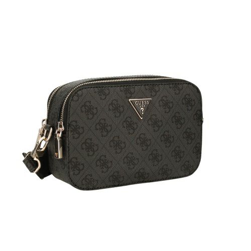 ゲス ショルダーバッグ レディース LATONA II / CAMERA CROSSBODY ブラック GUESS SG869113 COAL LOGO
