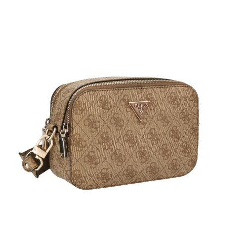 ゲス ショルダーバッグ レディース LATONA II / CAMERA CROSSBODY ブラウン GUESS SG869113 LATTE LOGO
