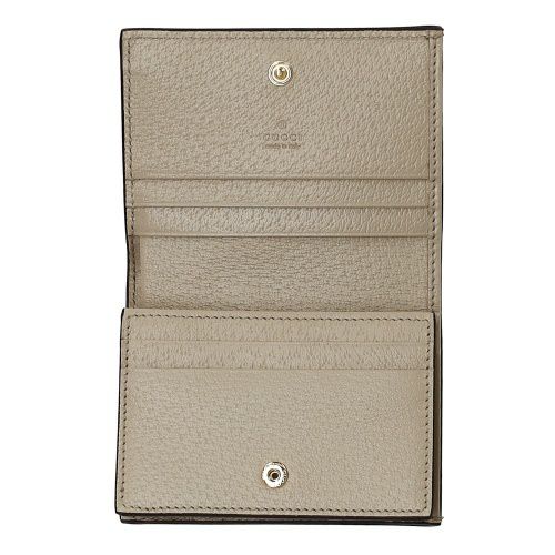グッチ 二つ折り財布 レディース オフィディア ベージュ GUCCI 523155 UULAG 9682 ベージュ＆ホワイト