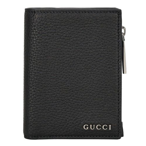 グッチ 二つ折り財布 メンズ ブラック GUCCI 795292 AABXM 1000 ブラック