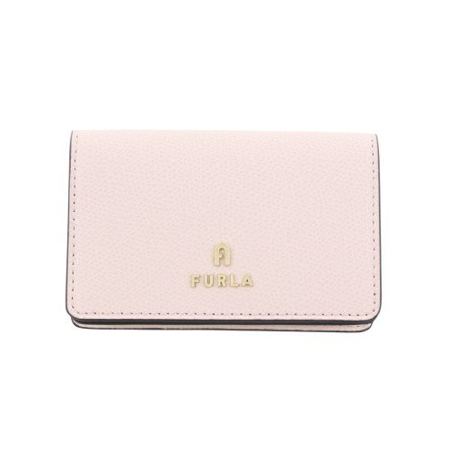 フルラ 名刺入れ カードケース レディース カメリア ビジネス カード ケース ピンク FURLA WP00408 ARE000 4057S AZALEA+LIGHT SALVIA int.