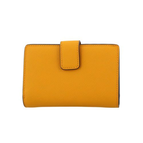 マイケルコース 二つ折り財布 レディース ジェット セット トラベル レザー ビルフォールド ジップ コインウォレット オレンジ MICHAEL KORS 35F7GTVF2L POP ORANGE