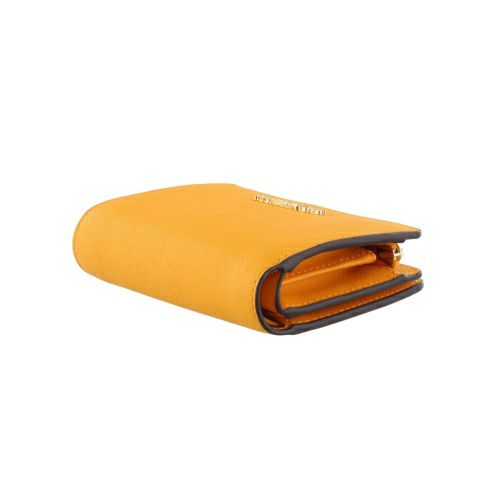 マイケルコース 二つ折り財布 レディース ジェット セット トラベル レザー ビルフォールド ジップ コインウォレット オレンジ MICHAEL KORS 35F7GTVF2L POP ORANGE
