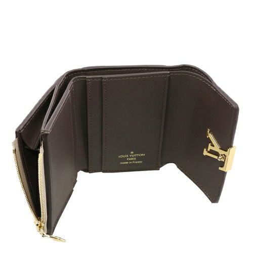 ルイヴィトン 三つ折り財布 トリヨン ポルトフォイユカプシーヌ XS ベージュ LOUIS VUITTON M68747 ガレ