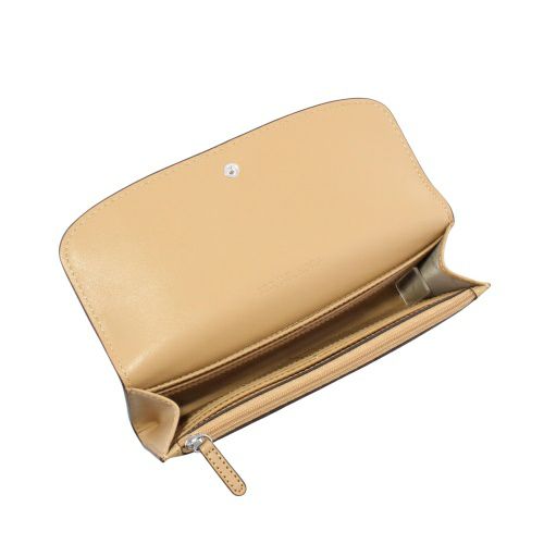 マイケルコース 長財布 レディース ハミルトン ラージ フラップ コンチネンタル ウォレット ブラウン MICHAEL KORS 35S5SHME9L PEANUT