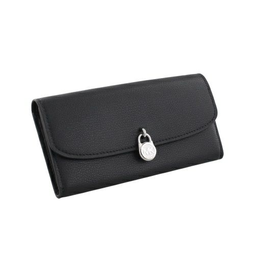マイケルコース 長財布 レディース ハミルトン ラージ フラップ コンチネンタル ウォレット ブラック MICHAEL KORS 35S5SHME9L BLACK