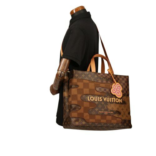 ルイヴィトン ハンドバッグ ショッパートート MM ブラウン LOUIS VUITTON M15274