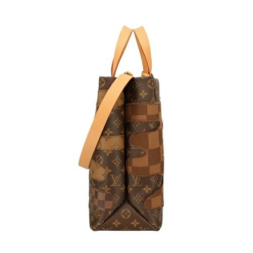 ルイヴィトン ハンドバッグ ショッパートート MM ブラウン LOUIS VUITTON M15274