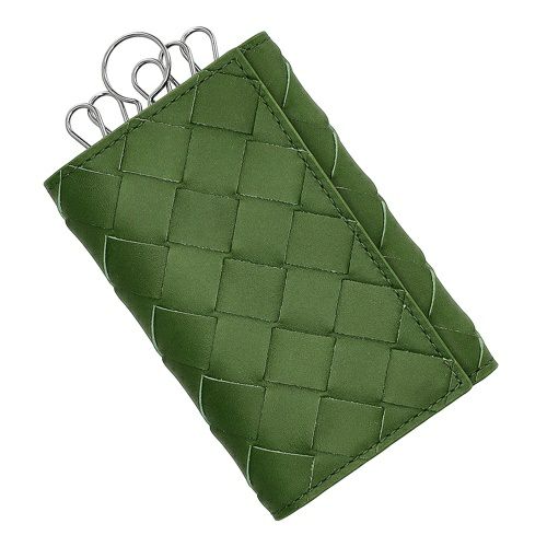 ボッテガヴェネタ キーケース メンズ レディース イントレチャート グリーン BOTTEGA VENETA 630336-V3US1 3139