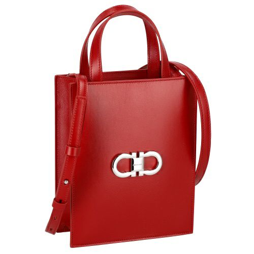 フェラガモ ハンドバッグ レディース レッド Ferragamo 218358 FLARD
