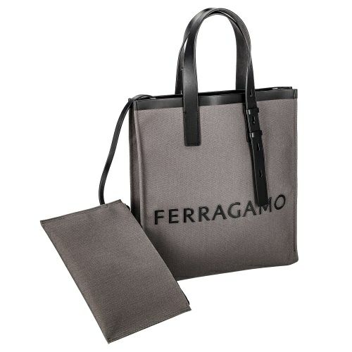 フェラガモ トートバッグ レディース ブラック Ferragamo 241297 DG/NE