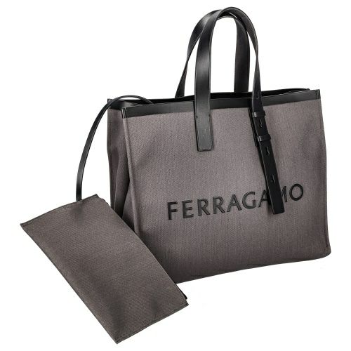 フェラガモ トートバッグ レディース ブラック Ferragamo 241298 DG/NE