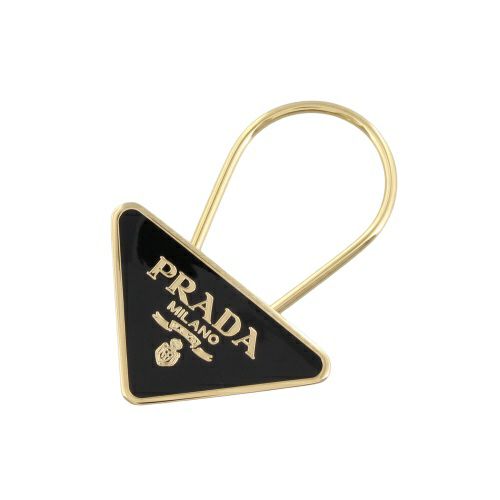 プラダ キーリング レディース ブラック PRADA 1PS063 66A F019F ORO+NERO