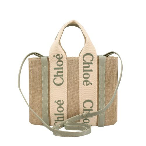 クロエ ハンドバッグ レディース ウッディ WOODY SMALL TOTE&S グリーン CHLOE CHC23AS397 L17 38T BLUISH GREEN