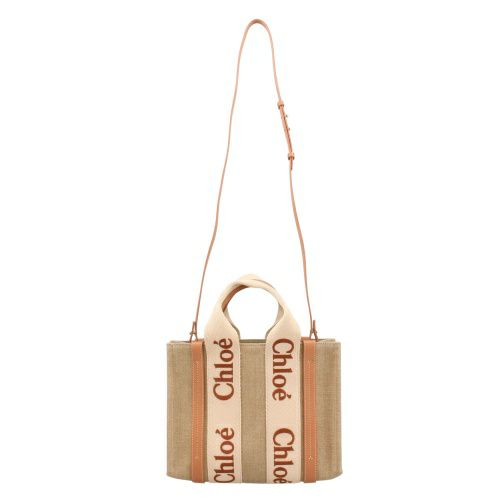 クロエ ハンドバッグ レディース ウッディ WOODY SMALL TOTE&S オレンジ CHLOE CHC23AS397 L17 847 WOODEN ORANGE