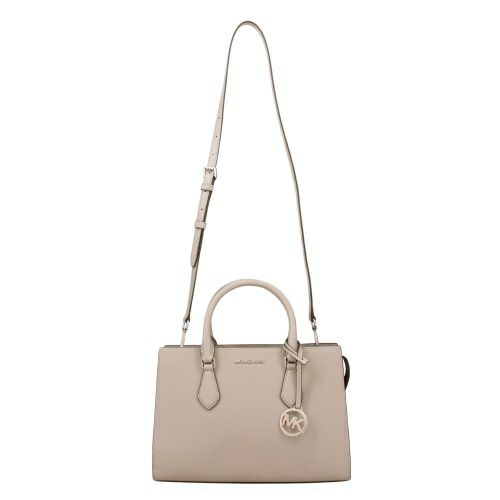 マイケルコース ハンドバッグ レディース SHEILA フォー サフィアーノ レザー センタージップ サッチェル ミディア グレー MICHAEL KORS 35S3S6HS2L PEARL GREY