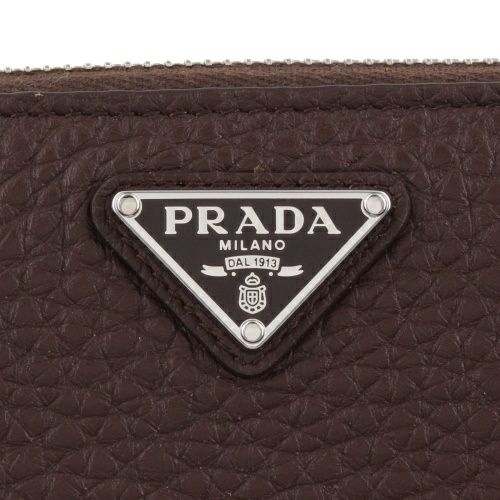 プラダ 長財布 メンズ トライアングルロゴ ブラウン PRADA 2ML317 2E54 F0038 BRUCIATO