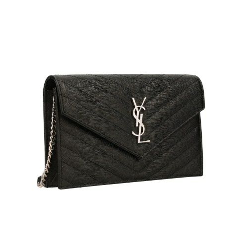 サンローラン 長財布 レディース ブラック SAINT LAURENT PARIS 742920 BOW02 1000 NERO