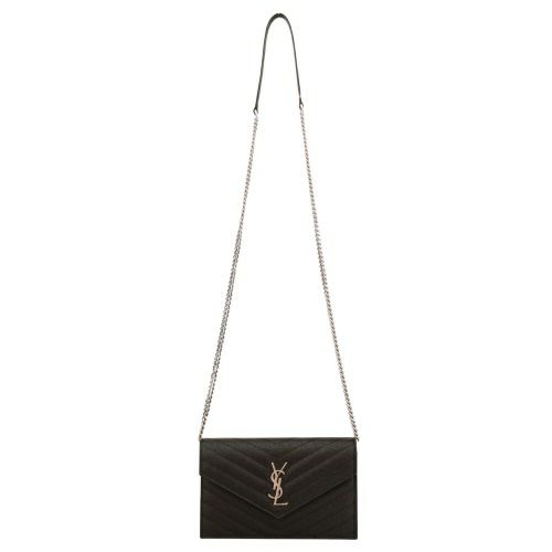 サンローラン 長財布 レディース ブラック SAINT LAURENT PARIS 742920 BOW02 1000 NERO