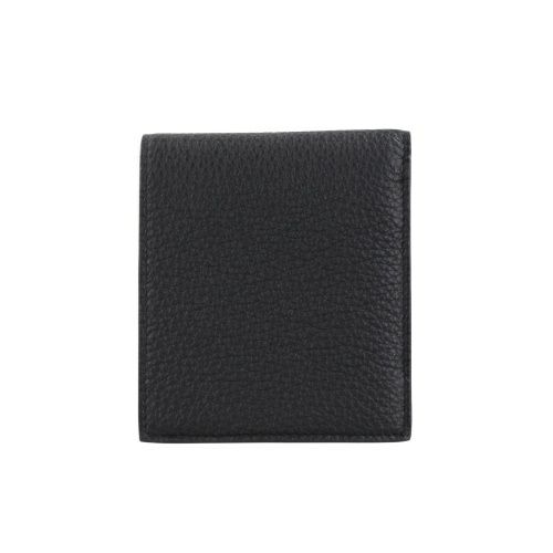 プラダ 二つ折り財布 メンズ トライアングルロゴ ブラック PRADA