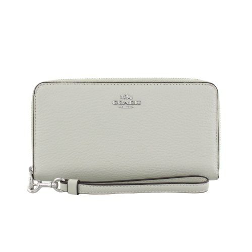 コーチ アウトレット 長財布 レディース ロング ジップ アラウンド ウォレット グリーン COACH OUTLET C4451 SVY6N