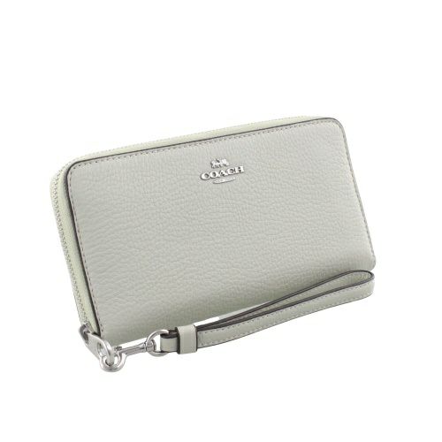コーチ アウトレット 長財布 レディース ロング ジップ アラウンド ウォレット グリーン COACH OUTLET C4451 SVY6N