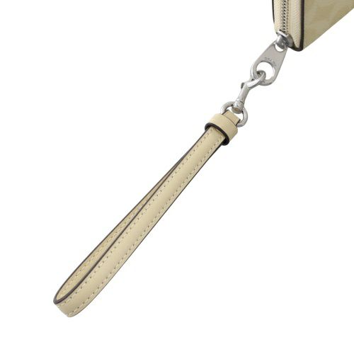 コーチ アウトレット 長財布 レディース ロング ジップ アラウンド ウォレット・シグネチャー キャンバス ベージュ COACH OUTLET CW778 SVMN0 SV/HAY