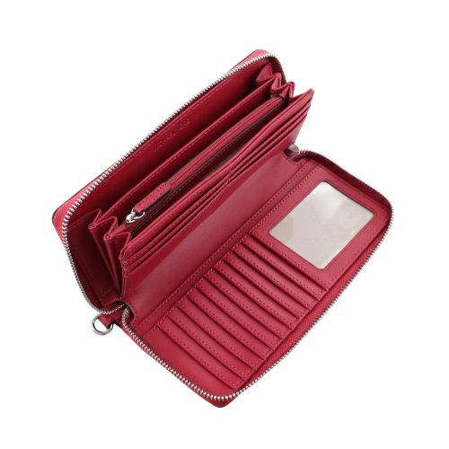 マイケルコース 長財布 レディース ジェット セット トラベル コンチネンタル ラウンド ジップ DK RASPBERRY MICHAEL KORS 35F7STVE7L DK RASPBERRY