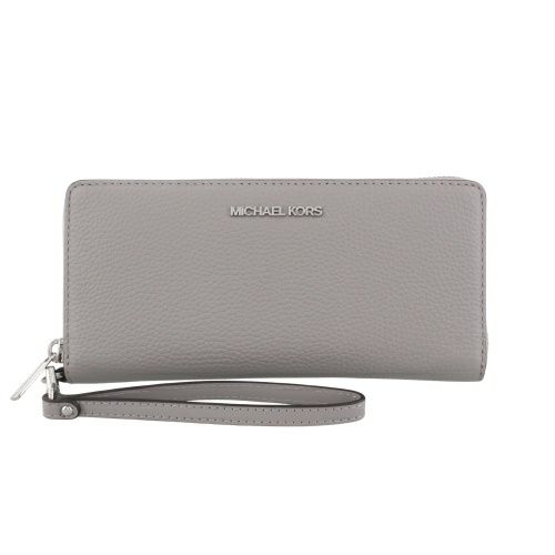 マイケルコース 長財布 レディース ジェット セット トラベル コンチネンタル ラウンド ジップ PEARL GREY MICHAEL KORS 35F7STVE7L PEARL GREY