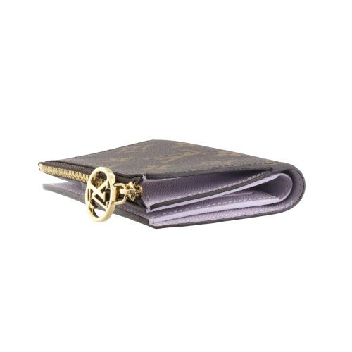 ルイヴィトン 二つ折り財布 モノグラム ポルトフォイユ・リサ ミスティライラック LOUIS VUITTON M25691 ミスティライラック