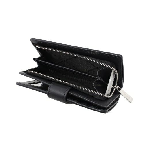 マイケルコース 二つ折り財布 レディース ジェット フローラル プリント ミディアム ビルフォールド BLACK MICHAEL KORS 35S5STVF6Y BLACK