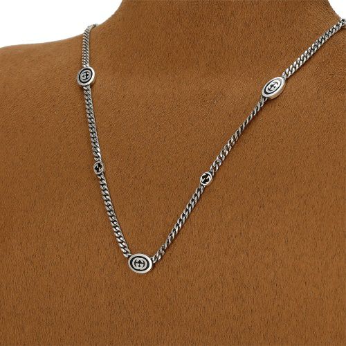 グッチ ネックレス メンズ シルバー GUCCI 678658-J8410