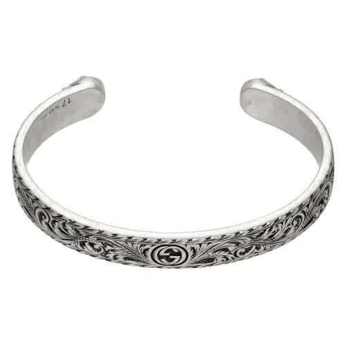 グッチ ブレスレット バングル メンズ シルバー GUCCI 433575 J8400