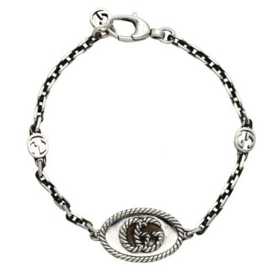 GOGGI ジオッジ　横顔の女性のレリーフ　シルバー刻印ブレスレットルビー保管品 アクセサリー｜guji online shop（グジ オンラインショップ）