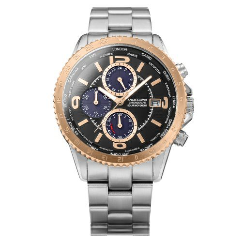 エンジェルクローバー Angel Clover 腕時計 メンズ MONDO SOLAR モンドソーラー NMOS44PGBK