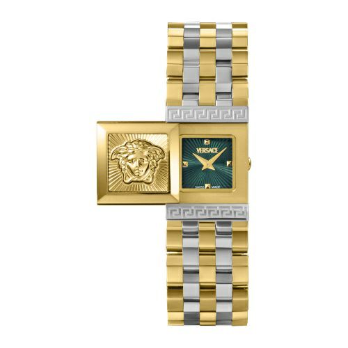 VERSACE ロング　蓋付き空き缶　レア 難あり ヴェルサーチェ VERSACE 腕時計 レディース REVEAL リヴィール