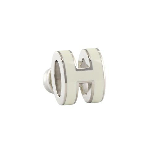 エルメス ピアス レディース ポップH ミニ MINI POP H ホワイト HERMES H608002FP BLANC/SV