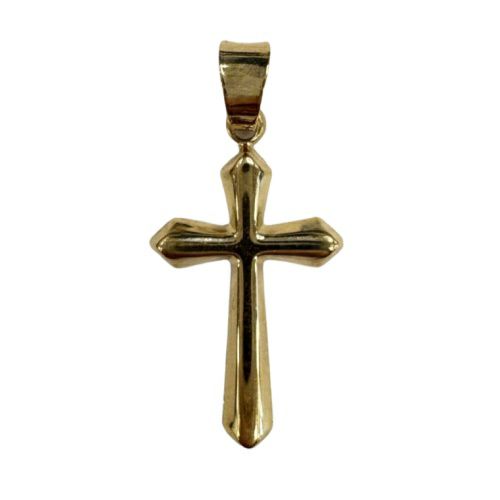 ペンダントトップ クロス K14YG